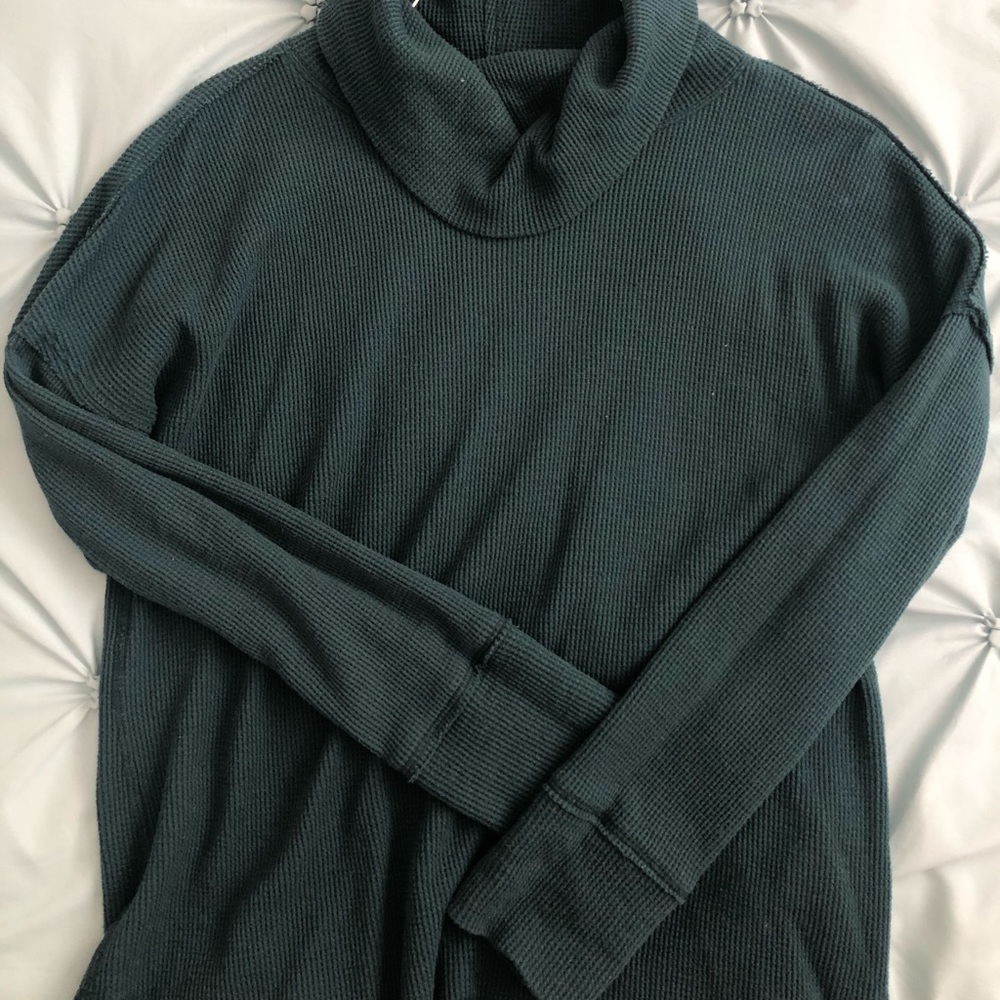 Oversized turtleneck sweater